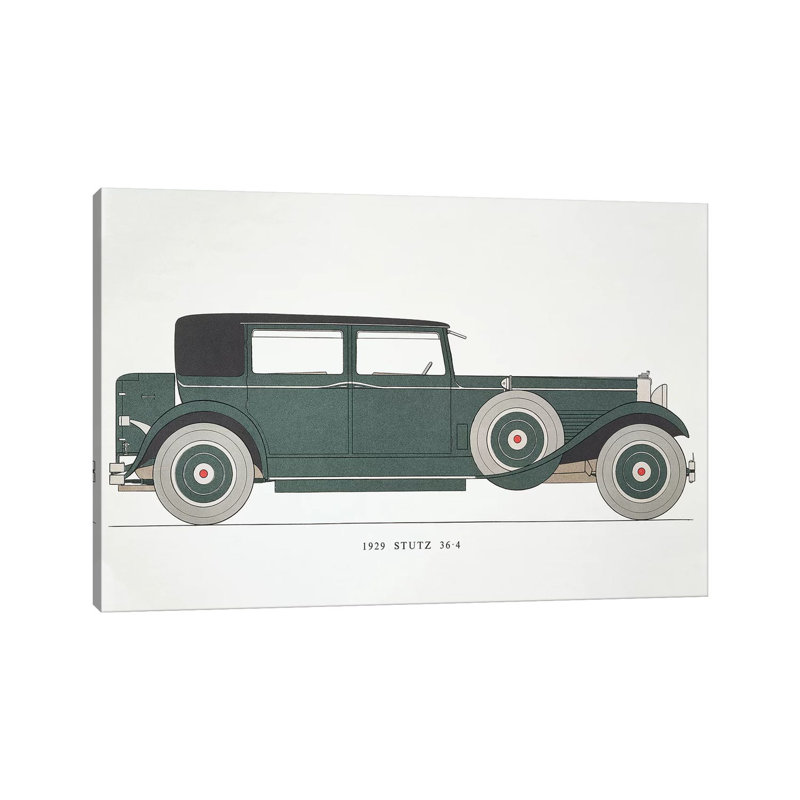 Automobile: Stutz, 1929 - Wrapped Canvas Print, 101.6 cm H x 66.04 cm W x 1.91 cm D