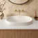 Ruvati 24.12'' Porcelain Ceramic Oval Bathroom Sink with Overflow