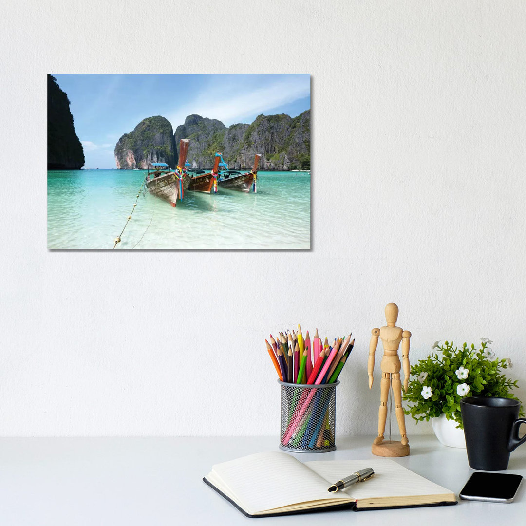 Maya Bay, Phi Phi, Thailand I by Matteo Colombo - Print on Canvas