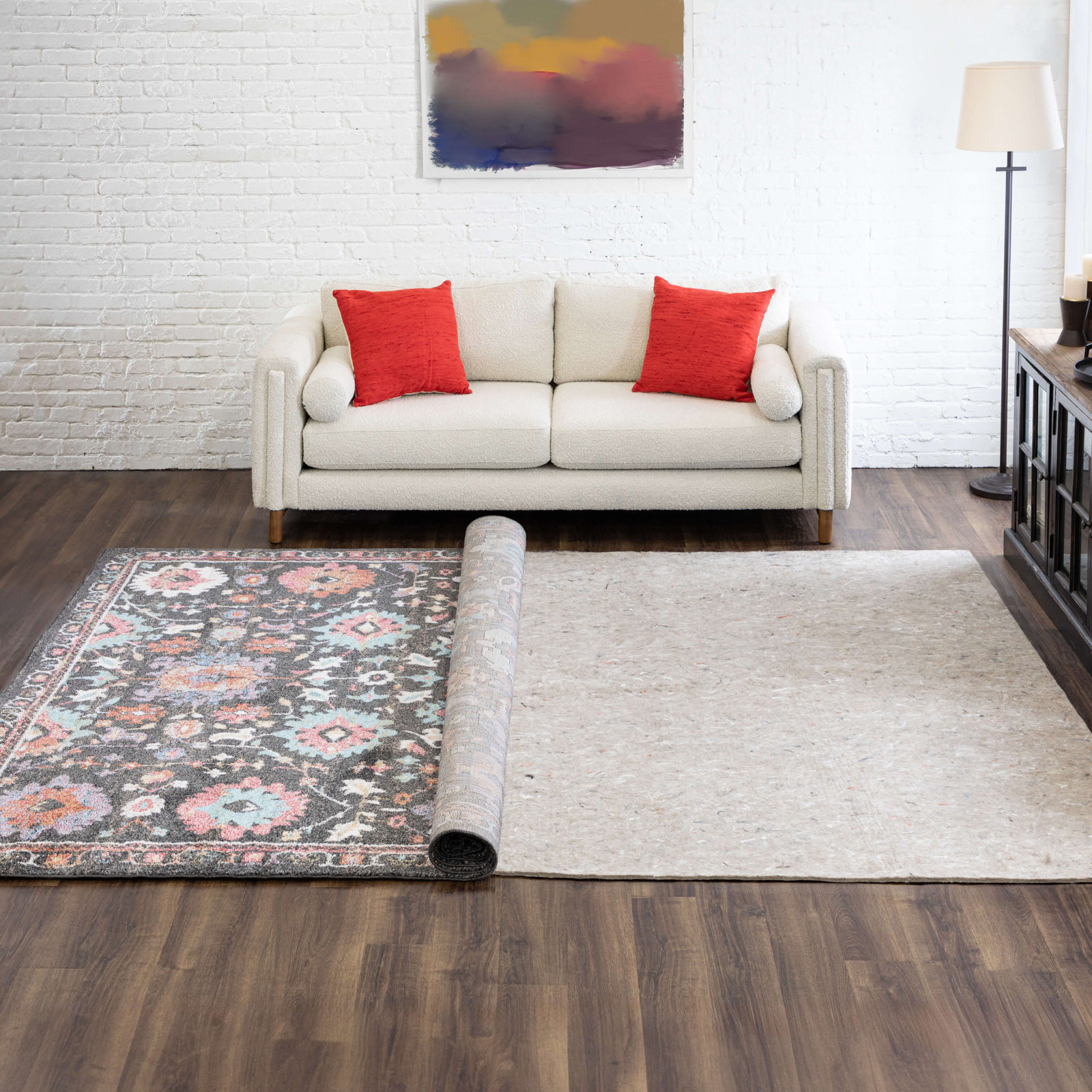 0.5" Comfort Cushion Polyester Rug Pad, Rectangle 12' x 15'