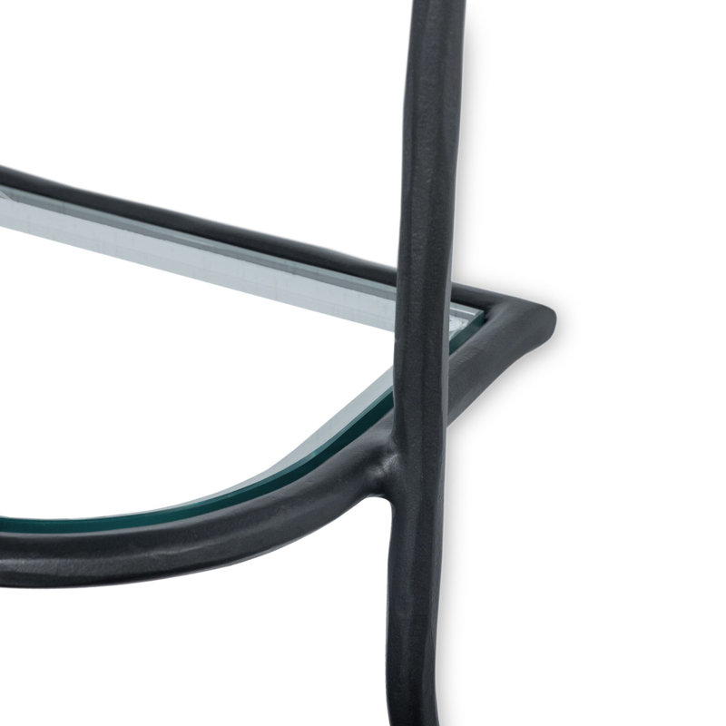 Swinton Shelf-Hammered Gunmetal, Hammered Gunmetal
