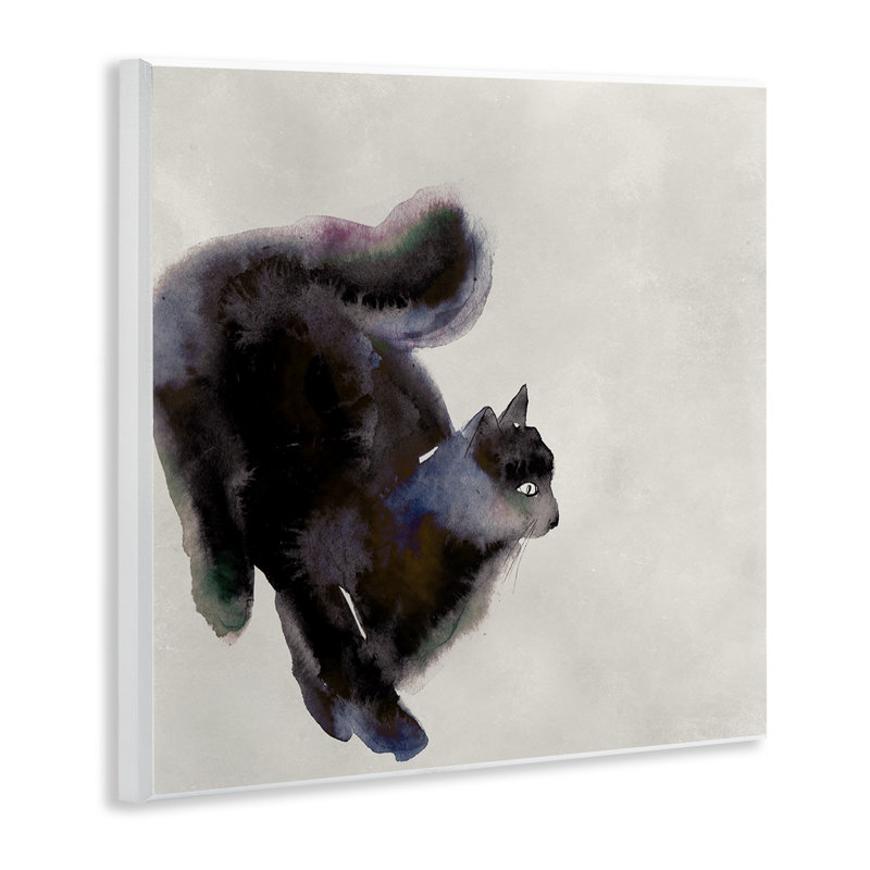 «Black Cat Watercolor» par Melissa Wang