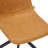 Matthew Leather Dining Side Chair With 360-Degree Swivel And Powder-Coated Iron Legs Matthew Collection-134529384-144607883