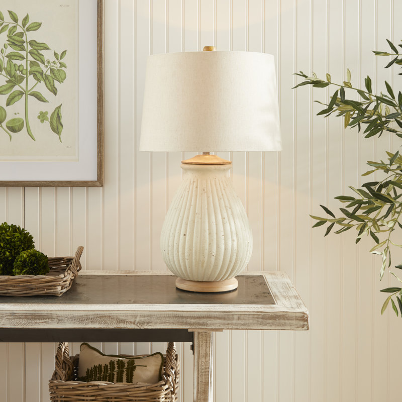 Lampe de table blanche 20 po Ainsley