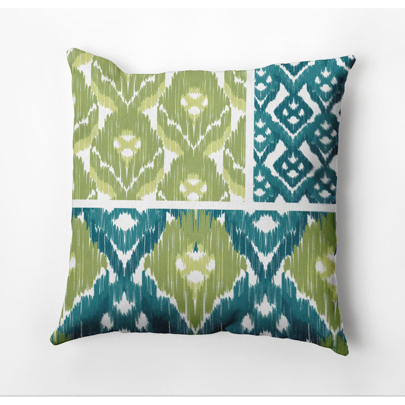 Housse et insert de coussin extérieur d'extérieur, H 16 po x l 16 po, sarcelle