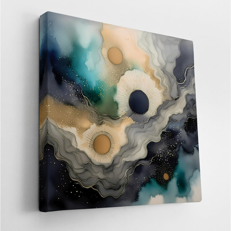 Cosmic Tides, 24" H x 24" W