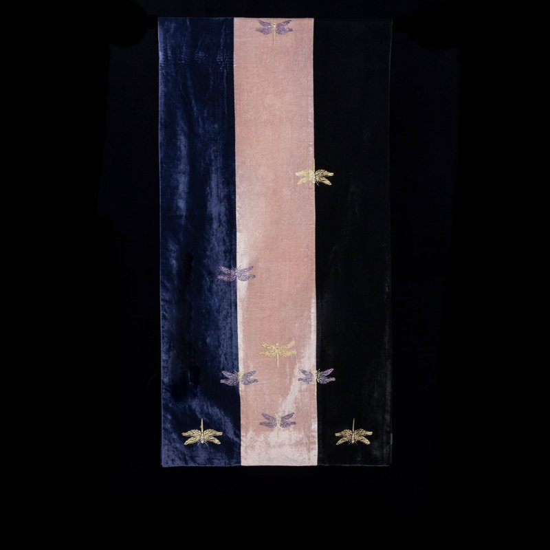 Dragonfly I Velvet Bed Runner
