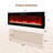 Hwang Wall Mounted/Recessed-in Ultra-Thin Electric Fireplace-1916877709