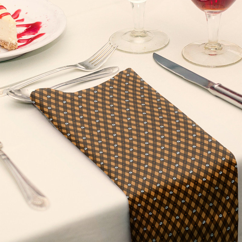Geometric Square Napkin, 22" x 22", Cotton