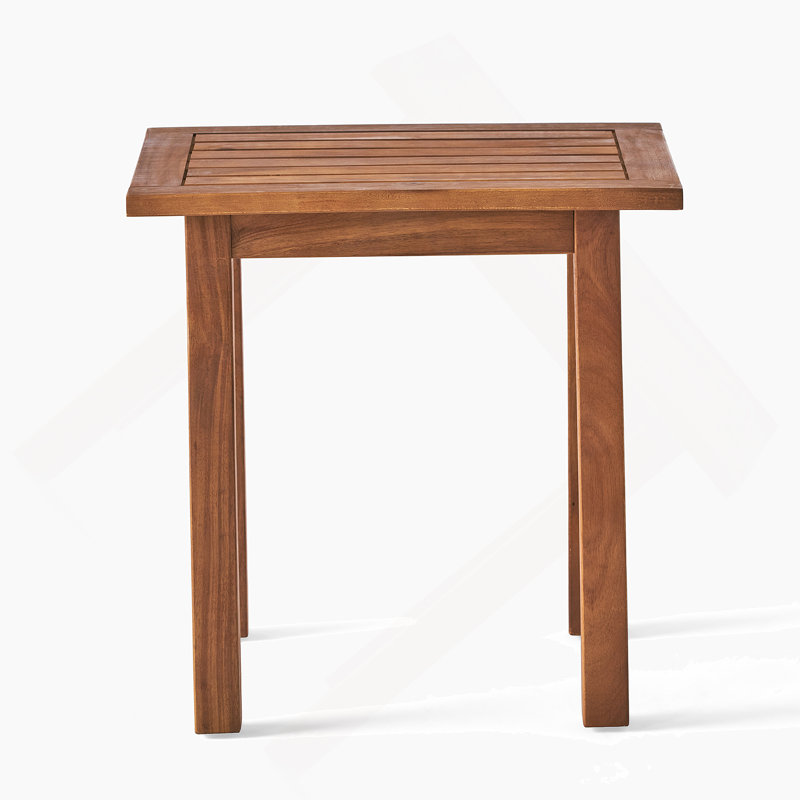 Wood End Table, Natural