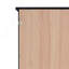 Armoire de rangement de 67,57 po de hauteur avec portes en verre trempé, tablettes réglables et tiroir - tour à linge autoportante moderne, conception à fermeture en douceur-1436644201