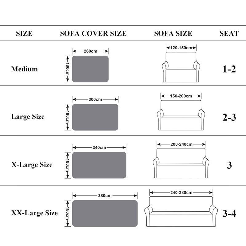 Chenille Box Cushion Sofa Slipcover, Grey Geometric