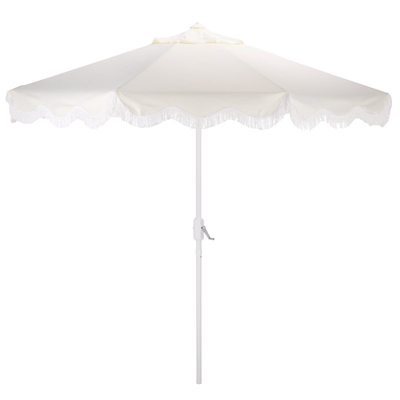 Parasol à manivelle 9 pi Torsa, Ivoire ivoire