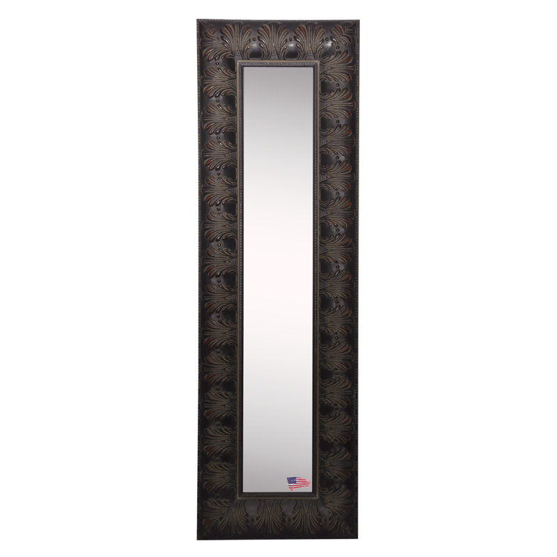 Ensemble 3 pièces de miroir décoratif à panneaux plumés Derrell, H 26,5 po x l 10,5 po