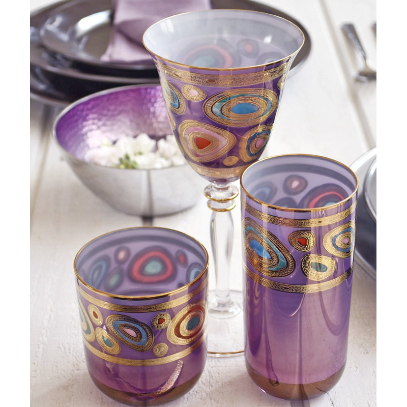 Regalia Highball Glass, Purple