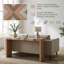 Console contemporaine à motif à chevrons avec fabrication en bois manufacturé pour les meubles de vestibule, de couloir ou de salon