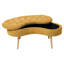 Chenille Upholstered Storage Bench