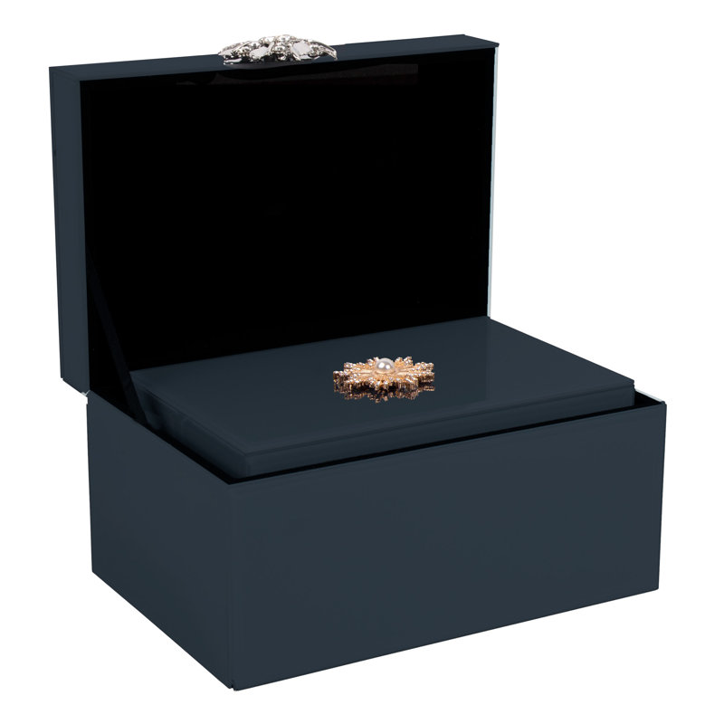 Avelar Decorative Box, Navy