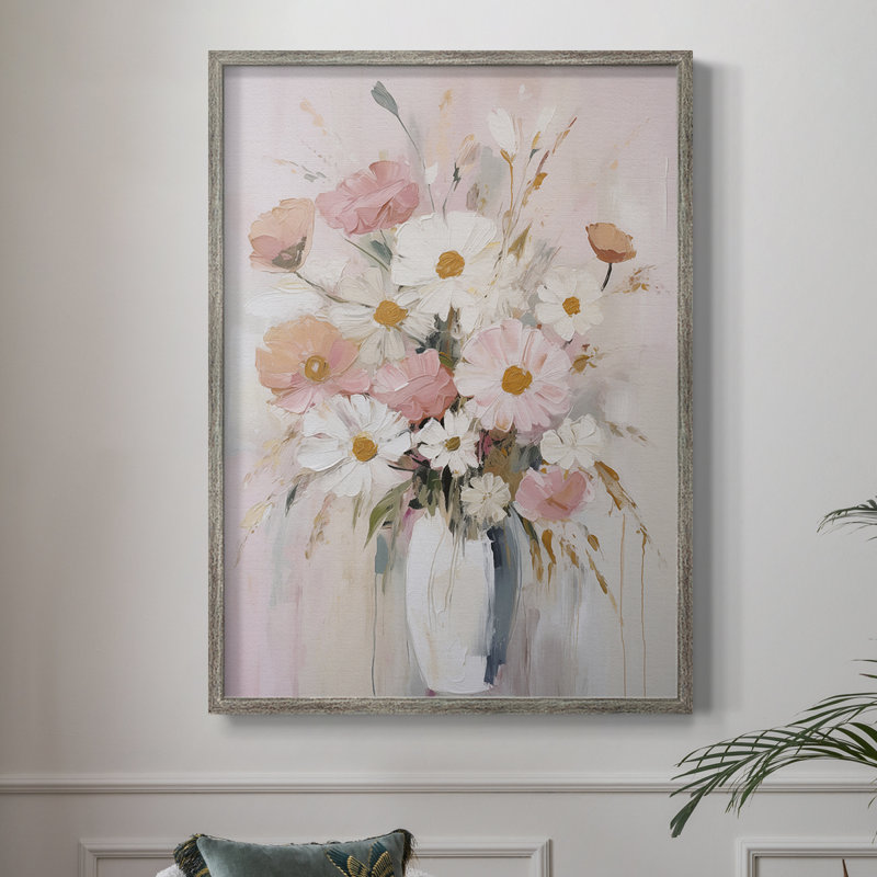Reproduction encadrée FLORAL Series CECLXVII - bois massif