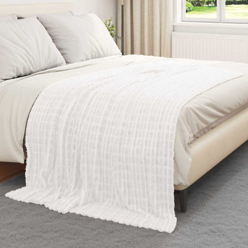 3.3-32 Throw Blanket, 200cm x 150cm, White