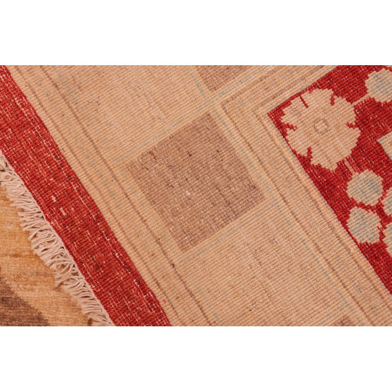 Tapis brun / brun clair / rouge Madelen