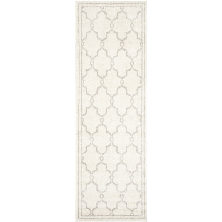 Ammundsen Geometric Ivory/Light Gray Area Rug