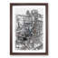 Valencia Skyline in Spain in Abstract - Picture Frame Graphic Art Print-55764143-55764145