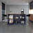 Demon Kitchen Island With Storage Cabinet And Open Shelves