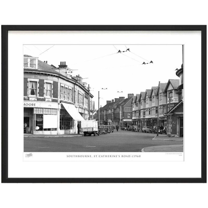 Southbourne, St Catherines Road C1960 by Francis Frith - Single Picture Frame Print, 60cm H x 80cm W x 2.3cm D