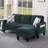 72.64” L-Shaped Corduroy Sectional Sofa With Movable Ottoman & Storage Pocket – Reversible Chaise, Removable Covers, 4-Seat, 900 Lbs Weight Capacity -Green-268550419