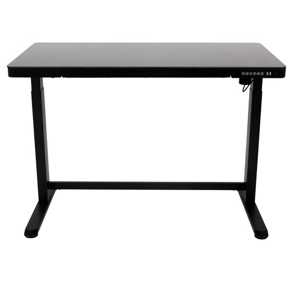 Invigo Cherry Sit-Stand Desk by Copeland Furniture