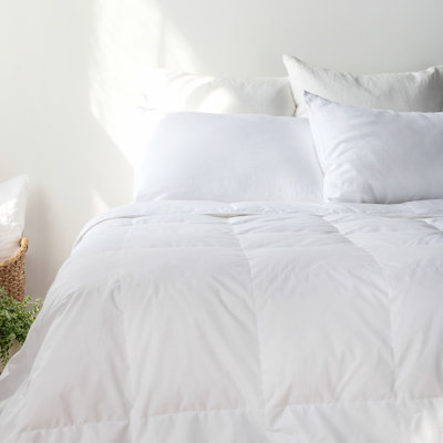 Lightweight Feather & Down Duvet Comforter Insert