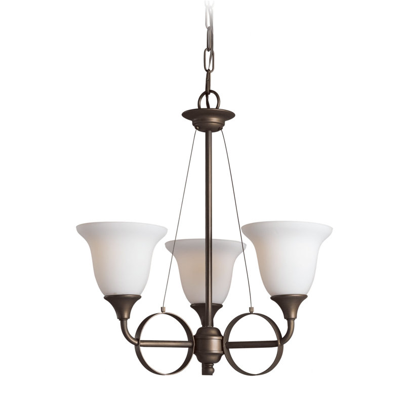 Lustre classique/traditionnel ombré 3 lumières Fall River