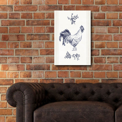 Summer Chickens 1' by Danhui Nai Acrylic Glass Wall Art