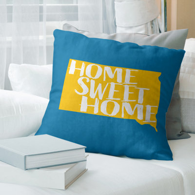 Coussin en lin us villes & states
