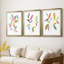 Color Pop Leaves II - Impression sur mesure encadrée de qualité supérieure - 3 pièces-943353541-943353544