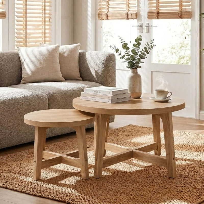 Tables d'appoint Modern Modern, Natural Wood