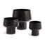 Acquah Metal Cachepot - Set of 3