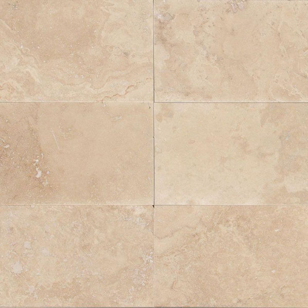 12" x 24" Travertine Marble Look Wall & Floor Tile
