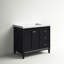 Meuble-lavabo simple 36,5 po avec plateau en marbre de culture-203855813
