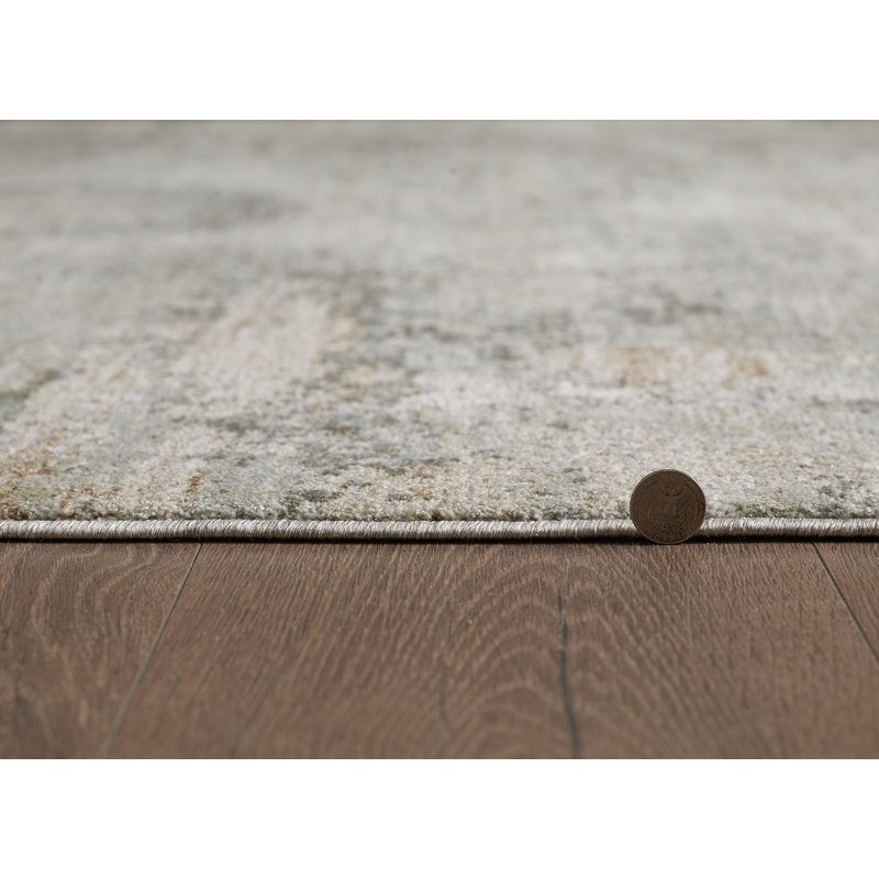 Peyton Medallion Machine Woven Performance Area Rug - Ivory/Beige - 5' x 7'10", 5' x 7'10", Ivory/Beige