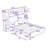 Wooden Platform Bed With 2 Drawers and Trundle and Cabinet-645334668-645334671-608654783
