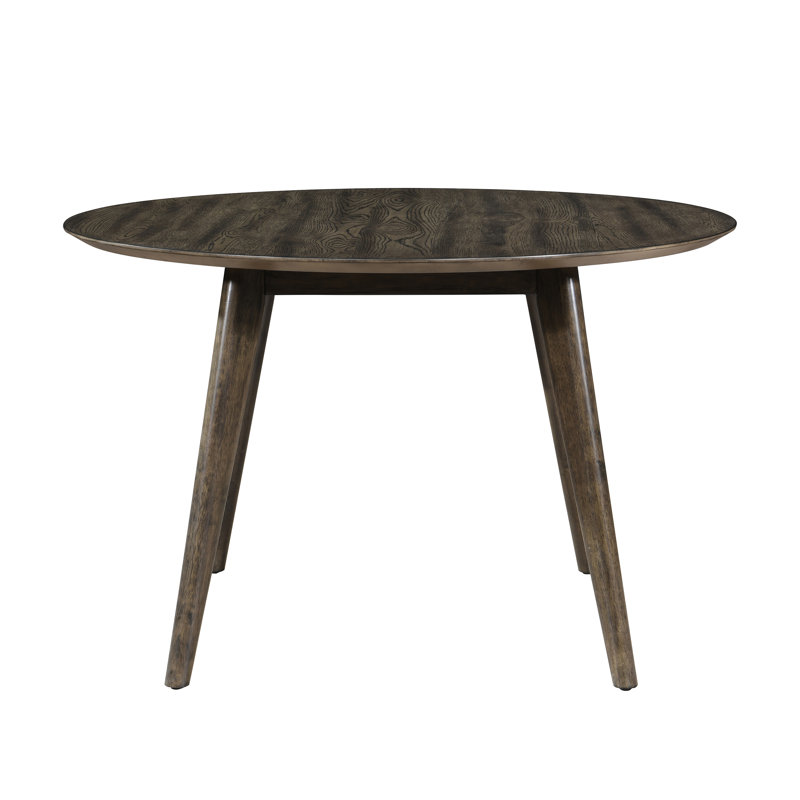 Tennyson 48" Round Wood Dining Tables, Walnut