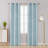 Spurgh Sliver Wave Foil Print Blackout Thermal Grommet Curtain Panels (Set of 2)-792607129-792607127
