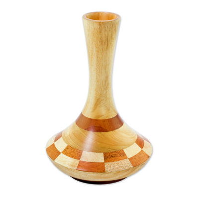 Wood Table Vase