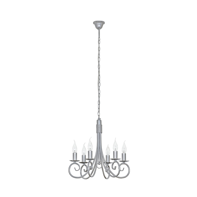 Estrada 6 - Light Candle Style Chandelier