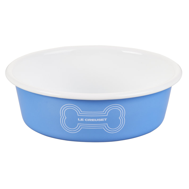 Le Creuset Pet Dog Bowl, Large (6 cups), Carmin
