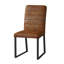 Ensemble de 2 chaises de bureau / salle à manger en polyuréthane de qualité supérieure avec mousse haute densité, pieds en fer robuste (galvanoplastie / peinture en aérosol), plusieurs couleurs. Assemblage facile. W1151134524-1899036775-1899036768
