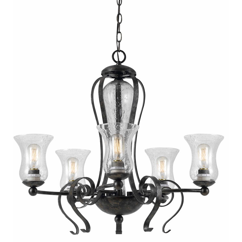 Lustre classique/traditionnel ombré 5 lumières Addison Avenue