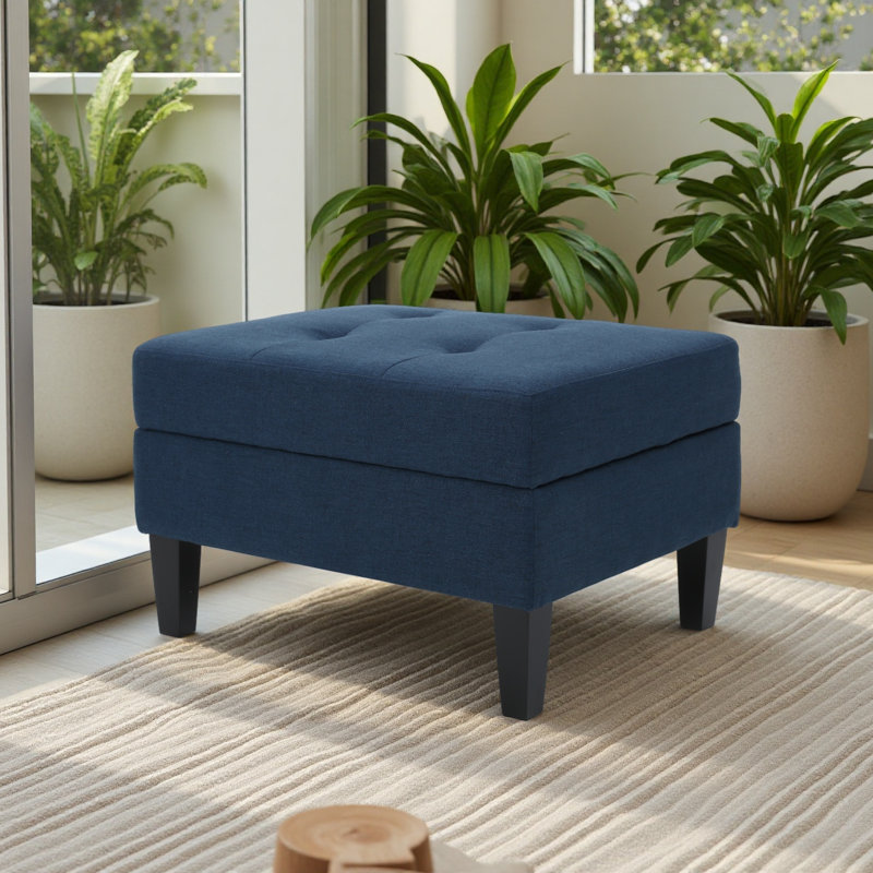 OTTOMAN DE RANGEMENT, Marine